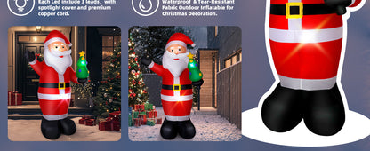 Standing Santa Claus Inflatable