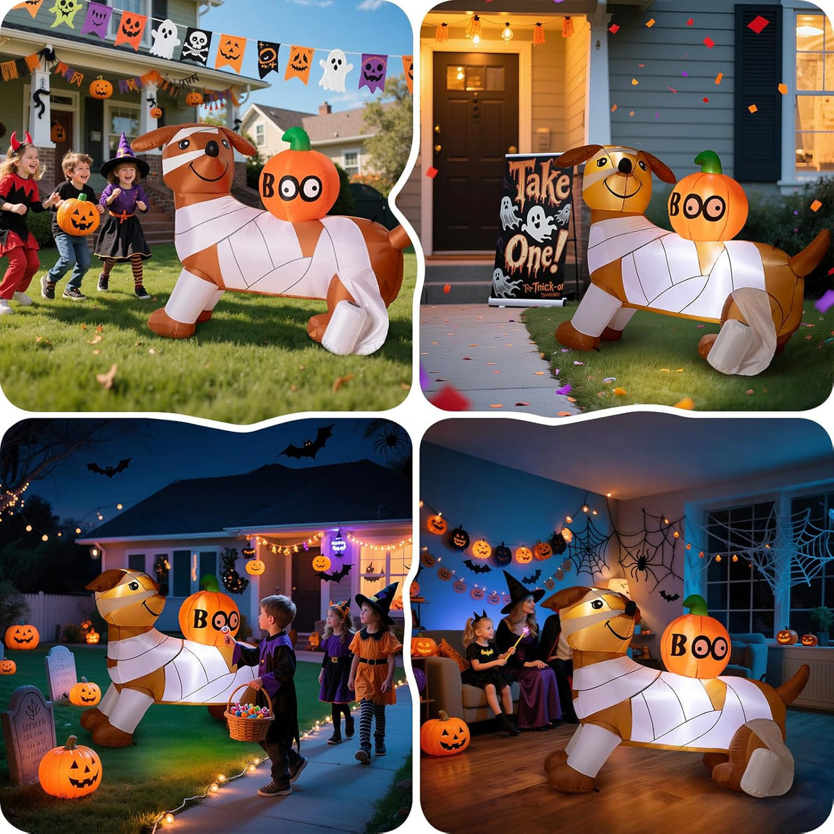 Mummy Dachshund Inflatable