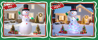 Motion Sensor Snowman Inflatable