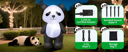 Holiday Panda Inflatable