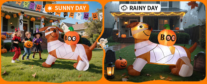 Mummy Dachshund Inflatable
