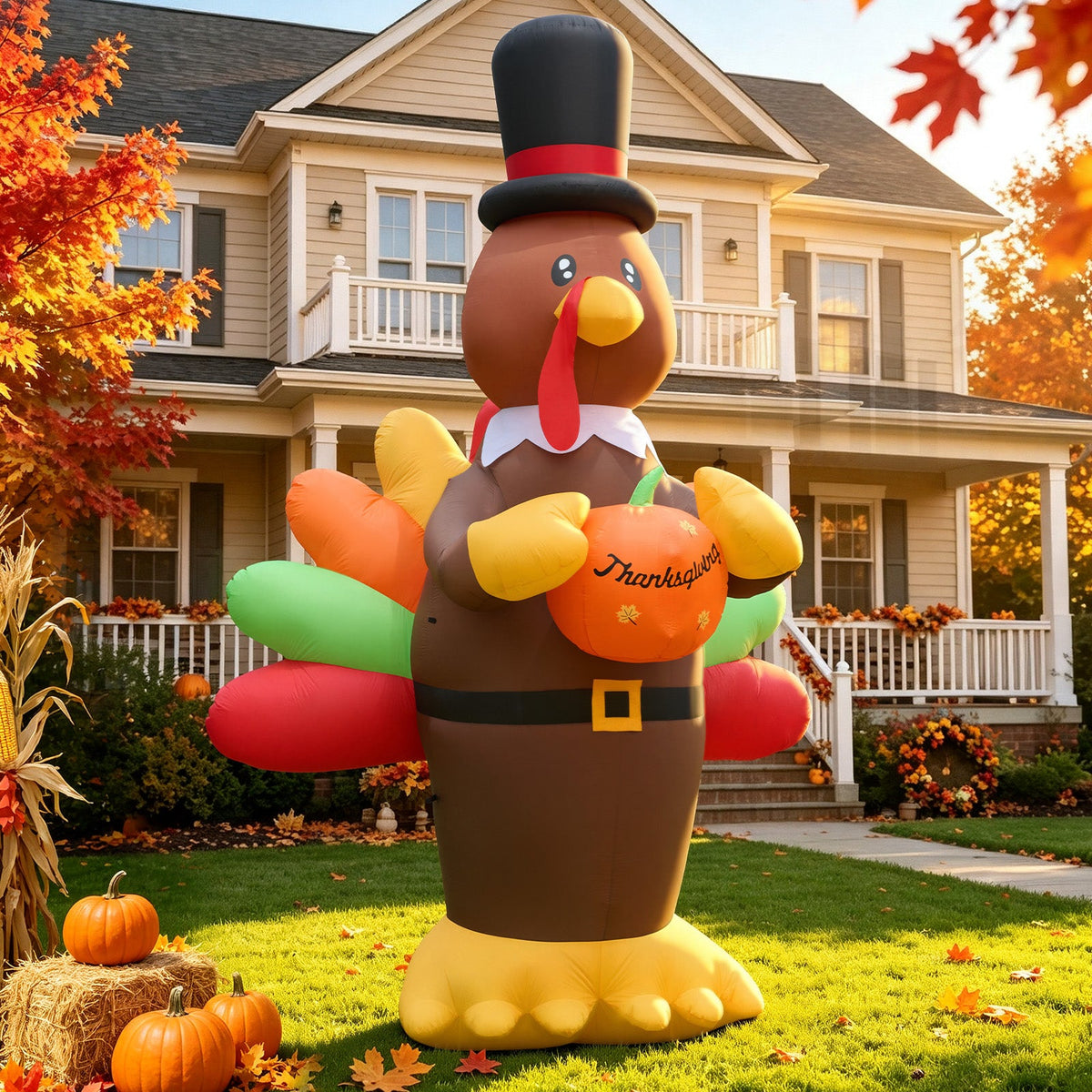Giant Pilgrim Turkey Inflatable