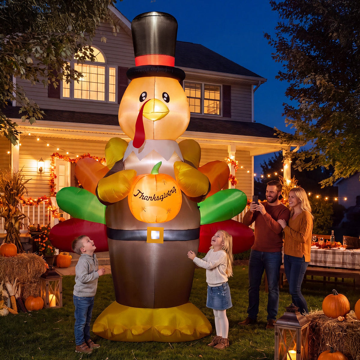 Giant Pilgrim Turkey Inflatable