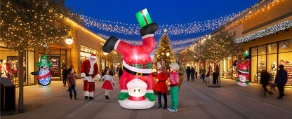 Handstand Santa Inflatable