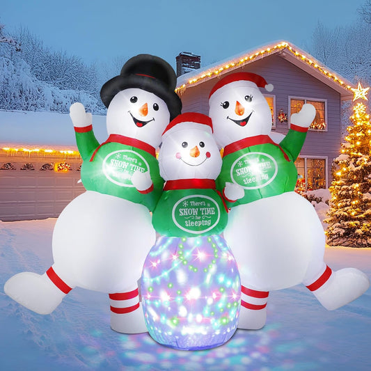 Snowman Family Inflatable