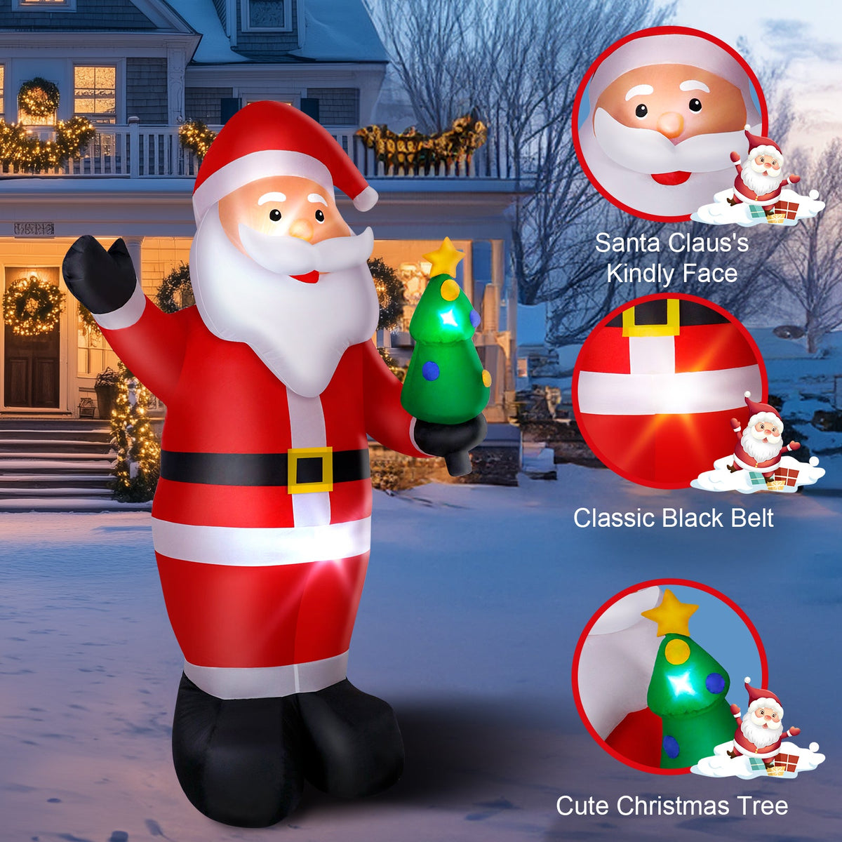 Standing Santa Claus Inflatable