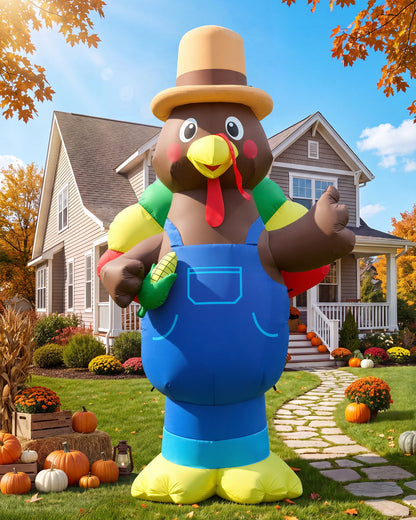 Giant Farmer Turkey Inflatable