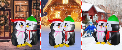 Lovers Penguins Inflatable
