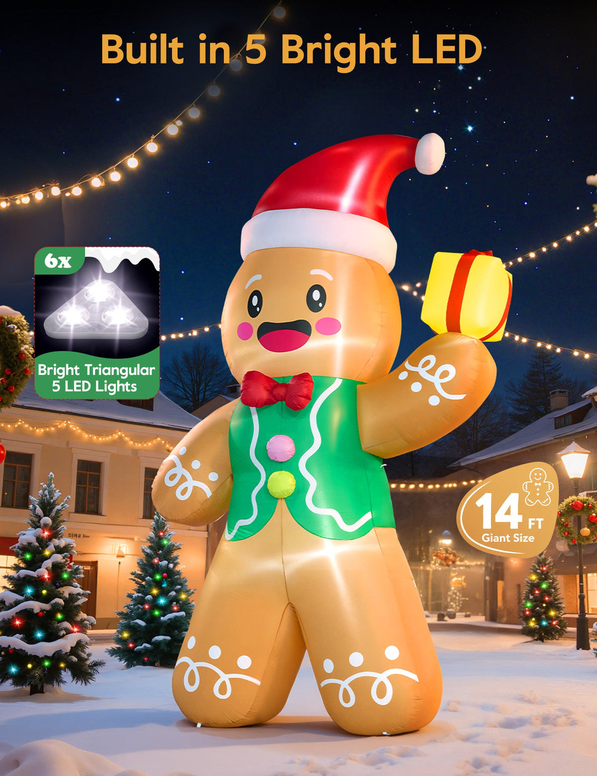 Giant Gingerbread Man Inflatable