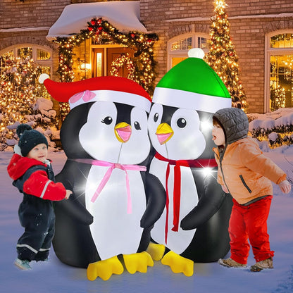 Lovers Penguins Inflatable