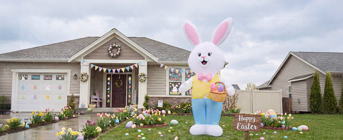 Giant Easter Bunny Inflatable