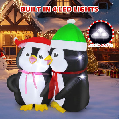 Lovers Penguins Inflatable