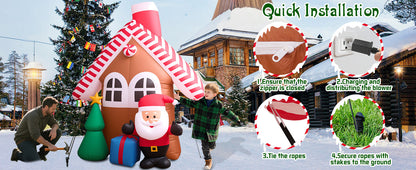 Christmas Candy House Inflatable