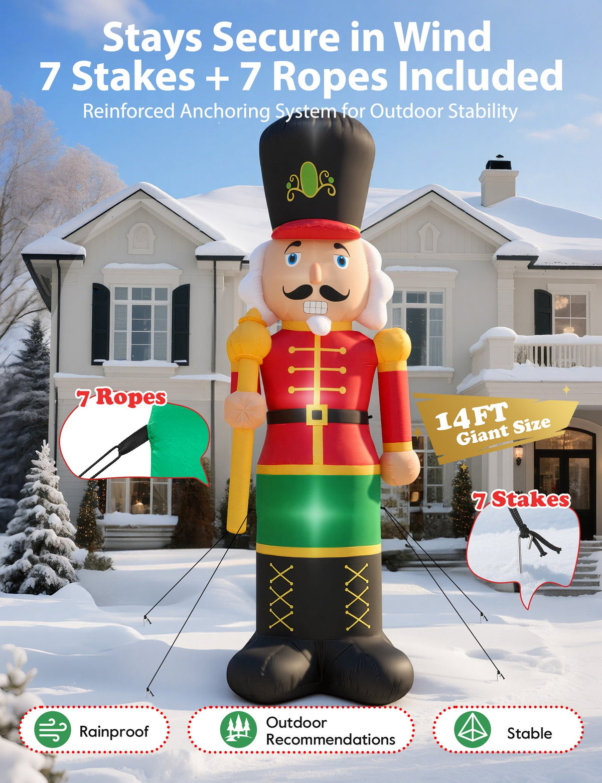 Giant Nutcracker Soldier Inflatable
