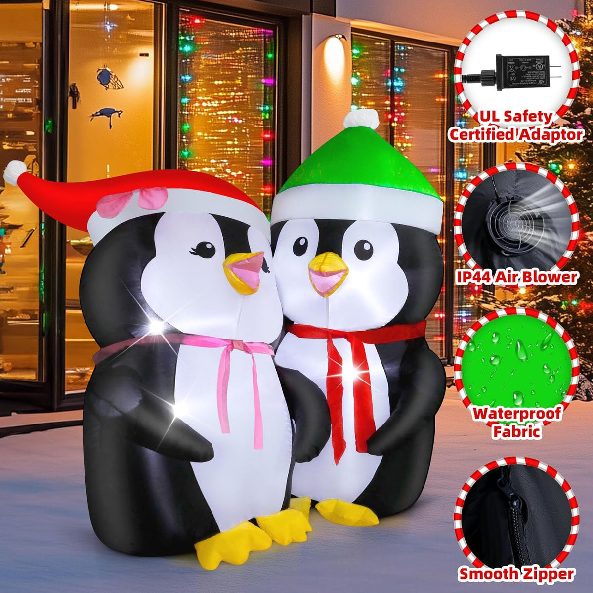 Lovers Penguins Inflatable