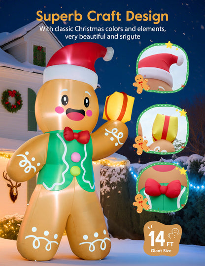 Giant Gingerbread Man Inflatable
