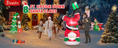 Handstand Santa Inflatable
