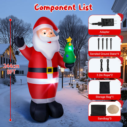 Standing Santa Claus Inflatable