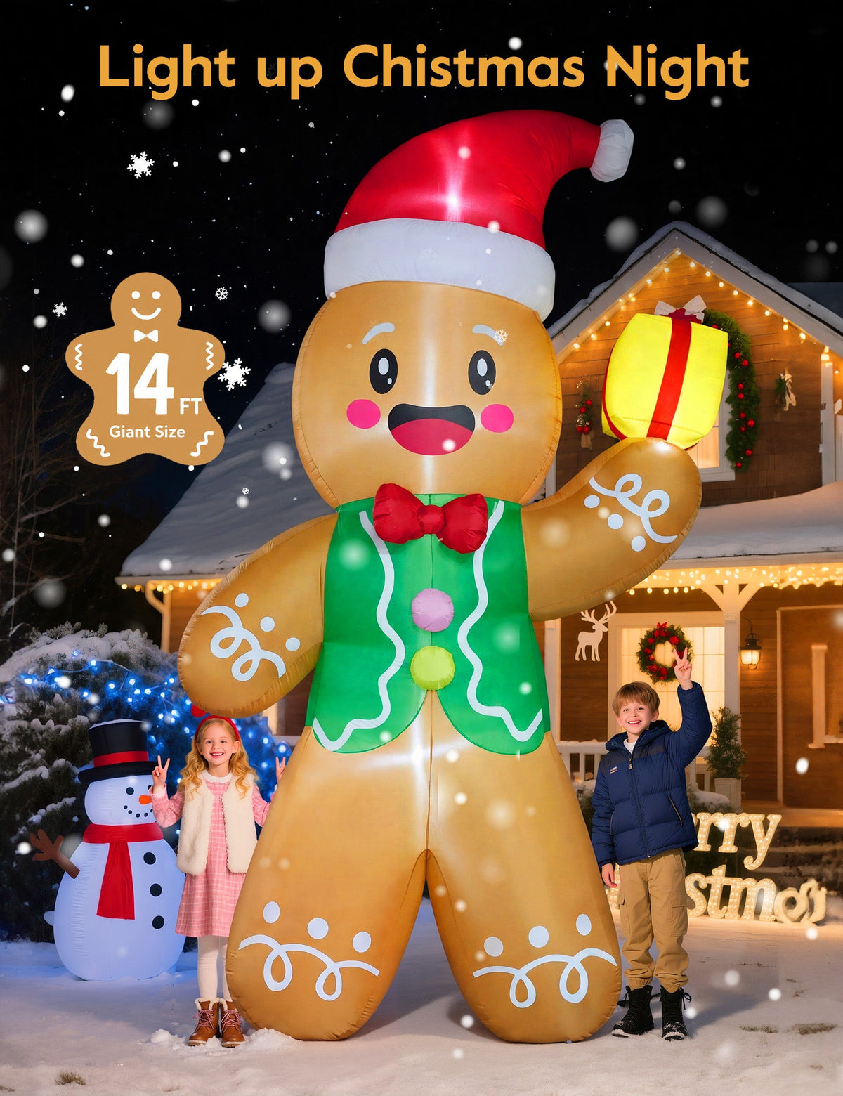 Giant Gingerbread Man Inflatable