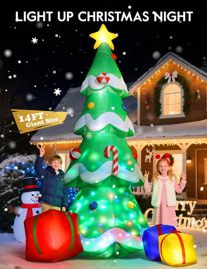 Giant Christmas Tree with Gifts Inflatable