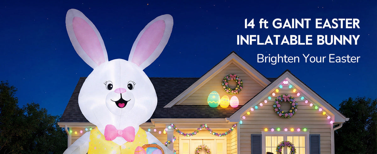 Giant Easter Bunny Inflatable