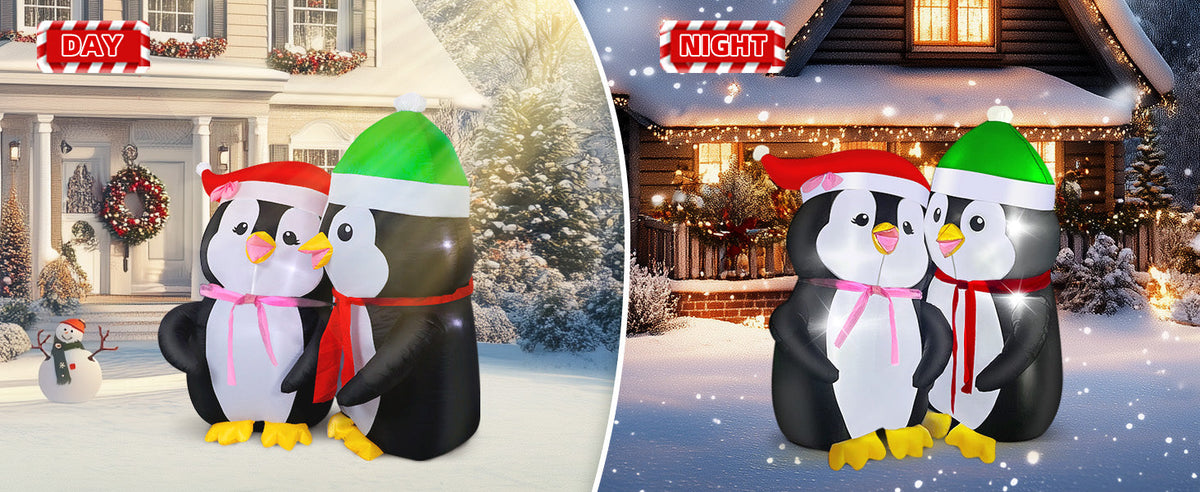 Lovers Penguins Inflatable