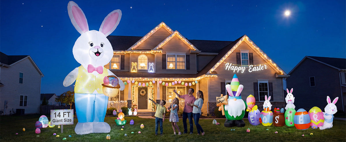 Giant Easter Bunny Inflatable