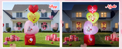 Giant Hearts & Ring Box Inflatable