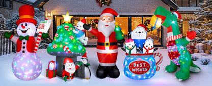 Standing Santa Claus Inflatable