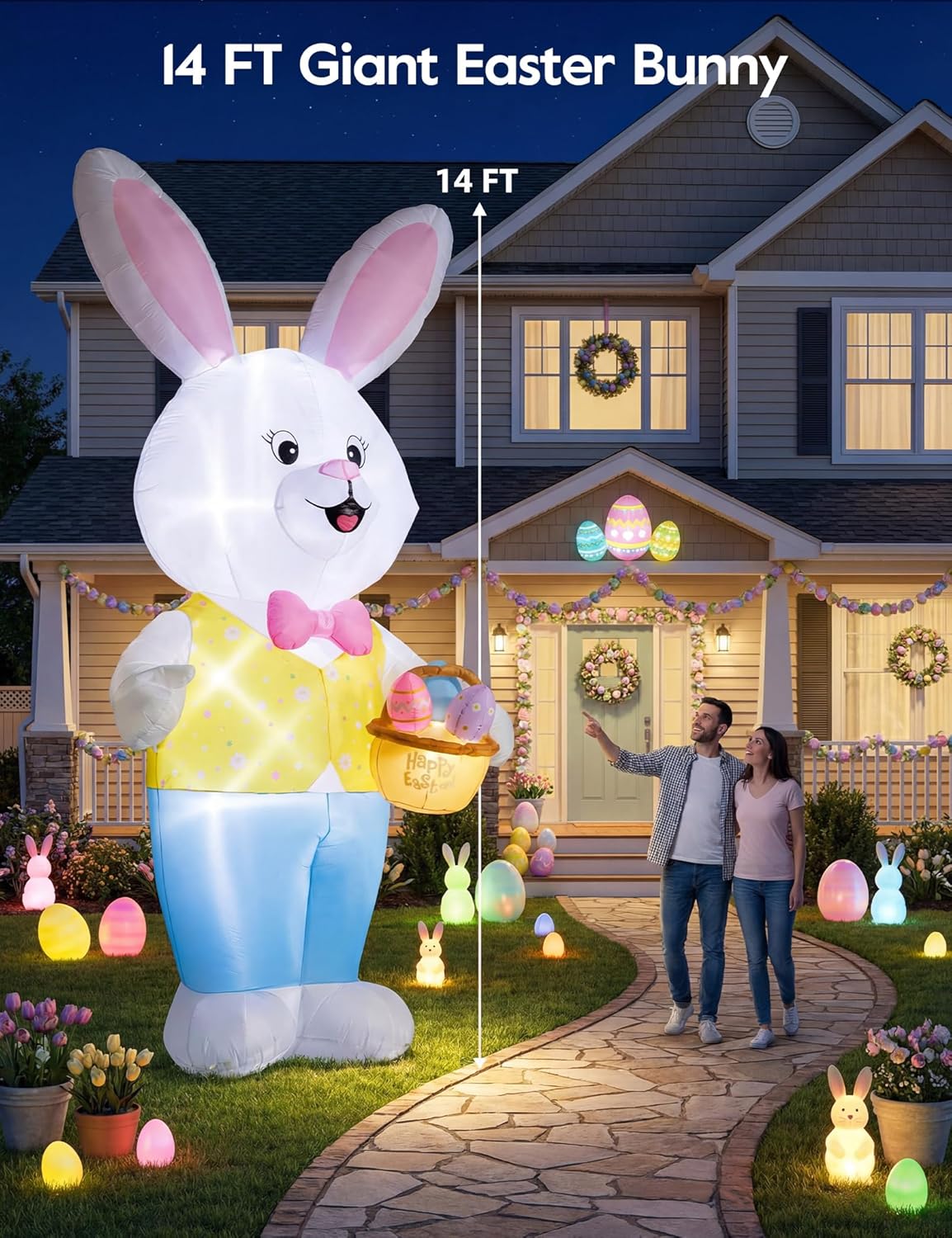 Giant Easter Bunny Inflatable