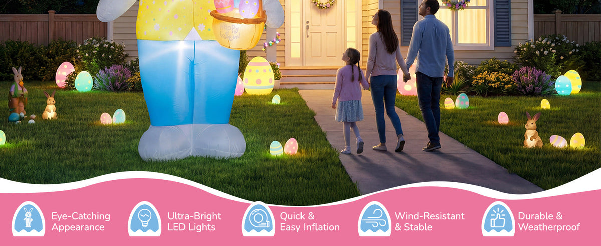Giant Easter Bunny Inflatable