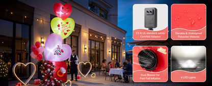 Giant Hearts & Ring Box Inflatable