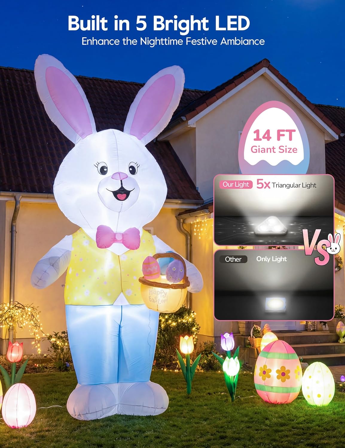 Giant Easter Bunny Inflatable
