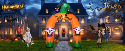 Halloween Ghost & Cat Archway Inflatable