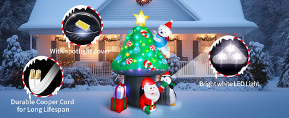 Christmas Mushroom House Inflatable
