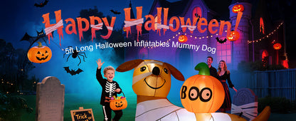 Mummy Dachshund Inflatable