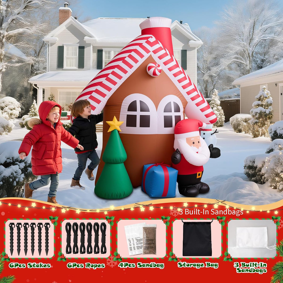 Christmas Candy House Inflatable