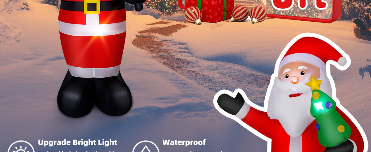 Standing Santa Claus Inflatable