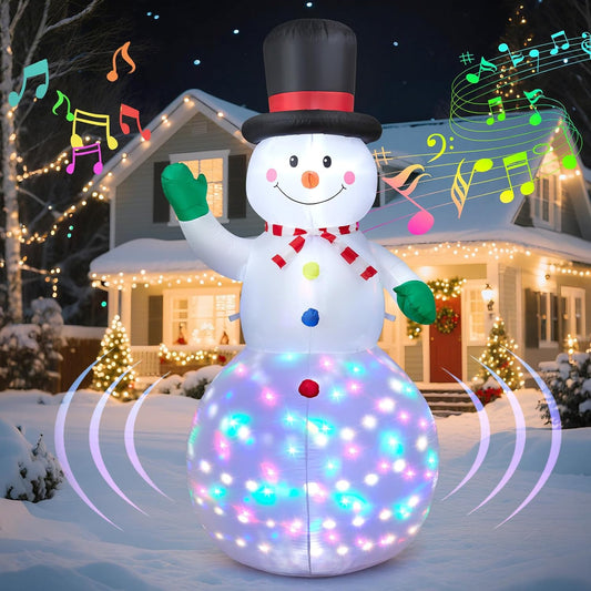 Motion Sensor Snowman Inflatable