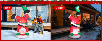 Handstand Santa Inflatable