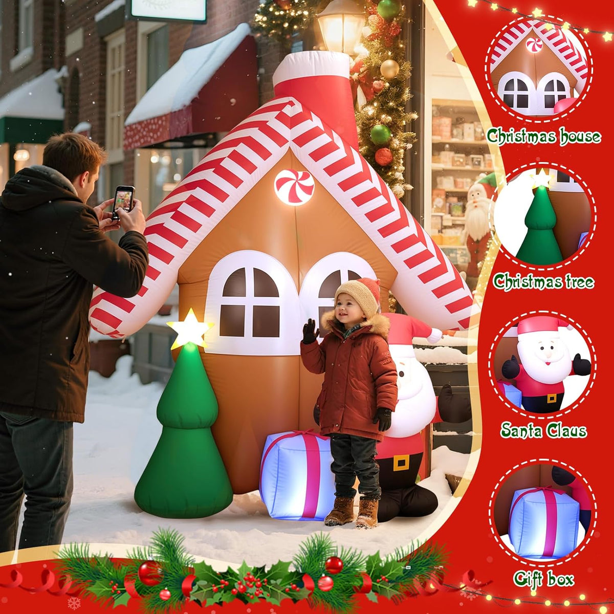 Christmas Candy House Inflatable