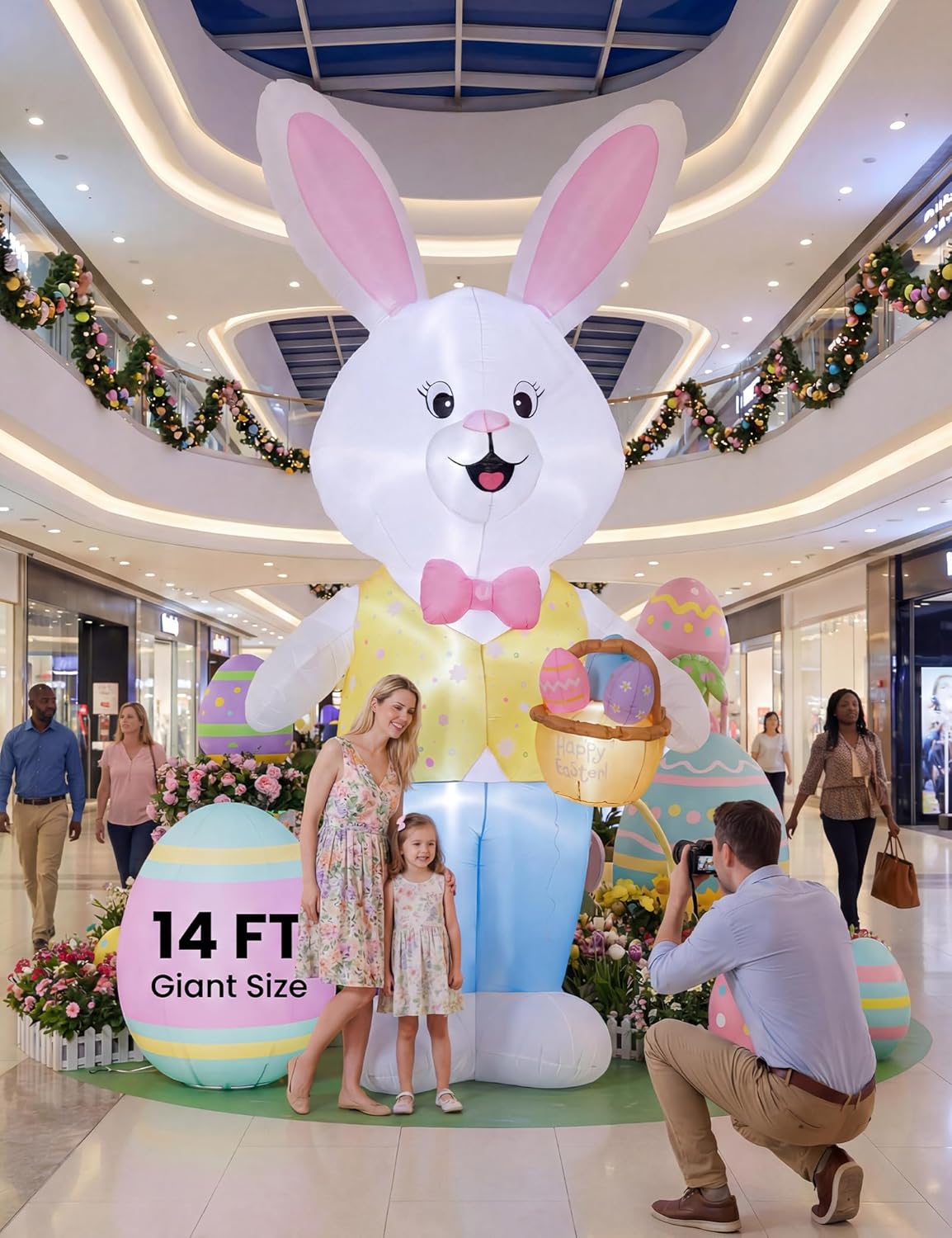 Giant Easter Bunny Inflatable