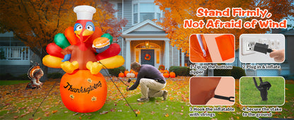 Chef Turkey Inflatable