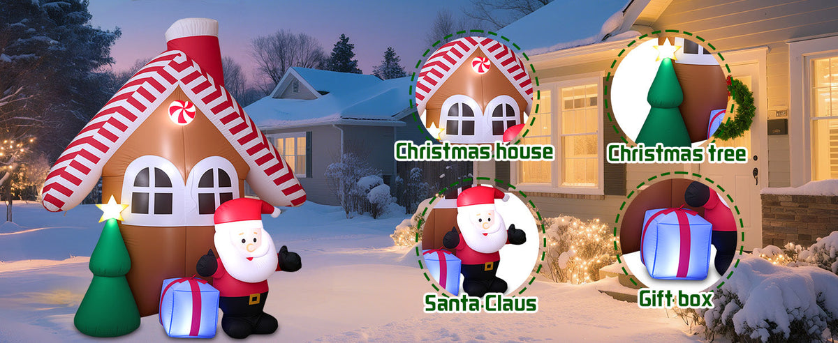 Christmas Candy House Inflatable