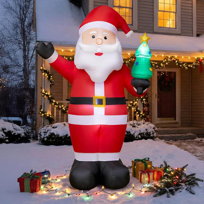 Classic Santa with Gift Sack Inflatable