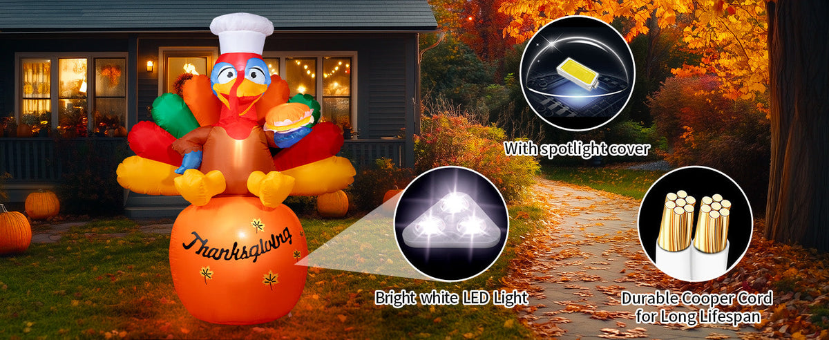 Chef Turkey Inflatable