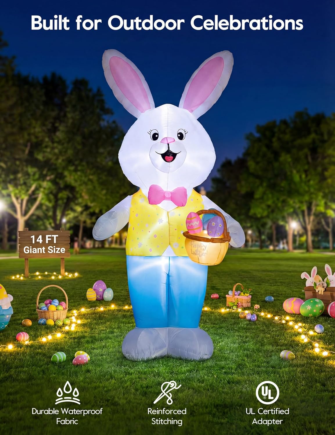 Giant Easter Bunny Inflatable