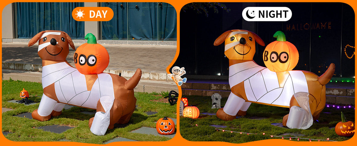 Mummy Dachshund Inflatable