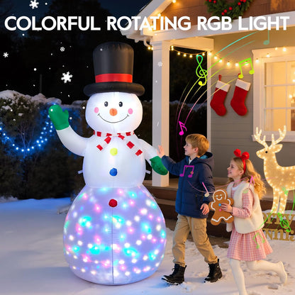 Motion Sensor Snowman Inflatable