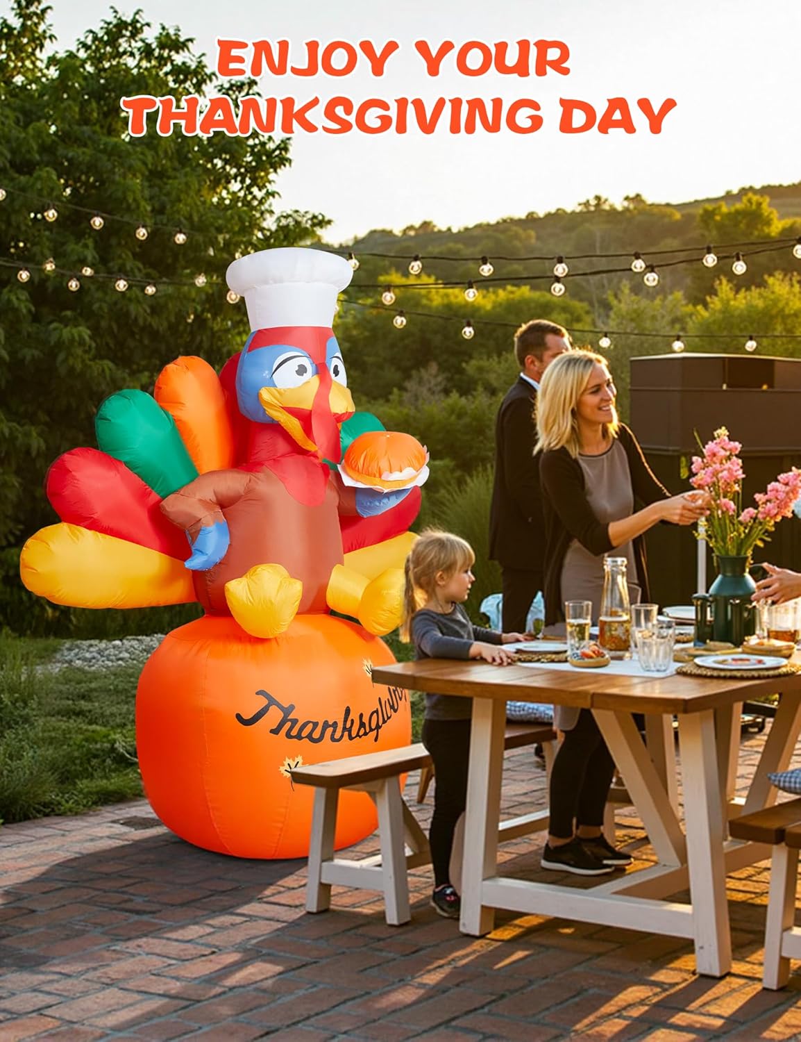 Chef Turkey Inflatable